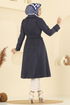 Coat 6246BSK463-MS Navy Blue - Thumbnail