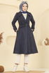 Coat 6246BSK463-MS Navy Blue - Thumbnail