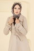 Coat 6246BSK463-MS Stone - Thumbnail