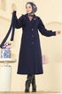 Coat 6253BSK463-MS Navy Blue - Thumbnail