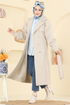 معطف بيج 6253BSK463-MS - Thumbnail