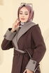 معطف بني 6662YG95-MS - Thumbnail