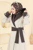 Coat 6662YG95-MS Stone - Thumbnail