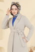 Coat 6663YG95-MS Stone - Thumbnail