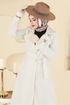 Coat 6665YG95-MS Ecru - Thumbnail