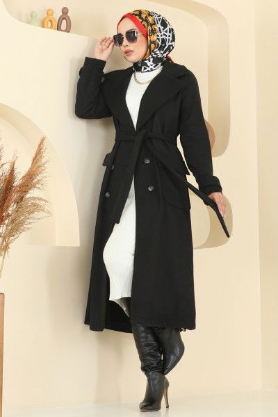 T.R.T. - Coat 7021TRT545-MS Black