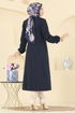 Coat 8195AB368-MS Navy Blue - Thumbnail