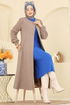 معطف بيج 8195AB368-MS - Thumbnail