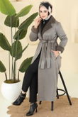 S.V.L. - Coat 9049S324-MS Khaki