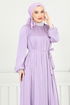 Collier La Bible Robe de soirée 4023YGS898-L Lilas - Thumbnail