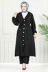 Combined 023MR1077-M Black - Thumbnail