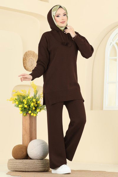 B.R.Z - طقم بني 1079BRZ597-MS