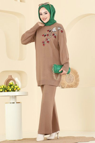 M.T. - طقم بيج 1101MT581-MS