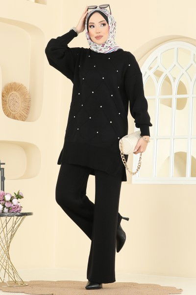 M.T. - طقم أسود 1209MT581-MS