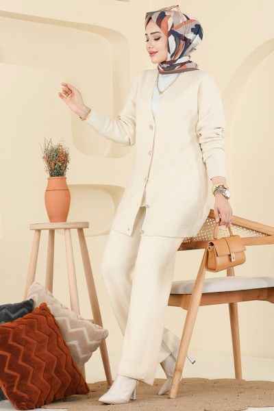 M.T. - طقم بيج 1314MT581-MS