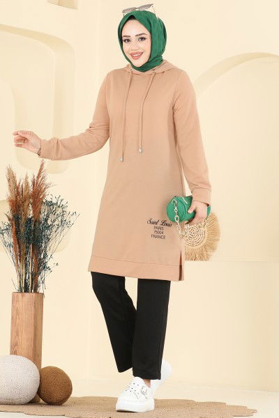 F.O.N. - طقم بيج وأسود 2007FON792-MS