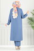 طقم ازرق 23019UKB929-M - Thumbnail