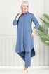 طقم ازرق 23019UKB929-M - Thumbnail