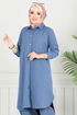 طقم ازرق 23019UKB929-M - Thumbnail