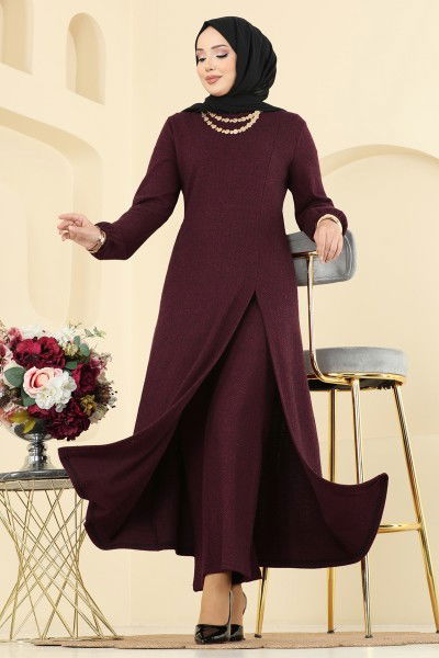 U.K.B.K. - Combined 24003UKBK1160-MS Burgundy