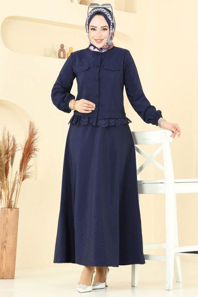 S.L. - Combined 2675SL432-MS Navy Blue