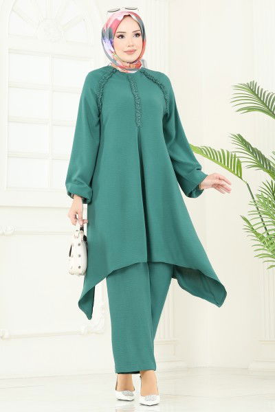 S.L. - طقم أخضر باهت 2684SL432-MS