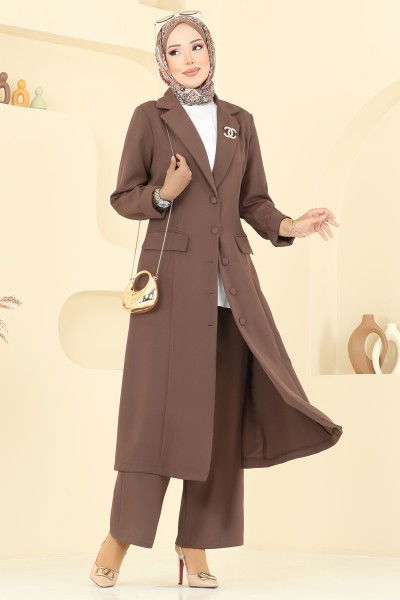 S.L. - طقم بيج غامق 2685SL432-MS