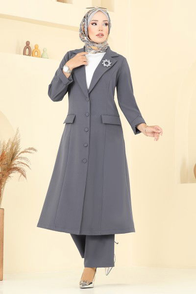 S.L. - طقم رمادي غامق 2685SL432-MS