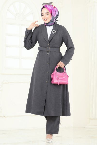 S.L. - طقم رمادي غامق 2690SL432-MS