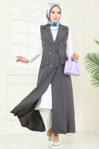 S.L. - طقم رمادي غامق & سكري 2699SL432-MS