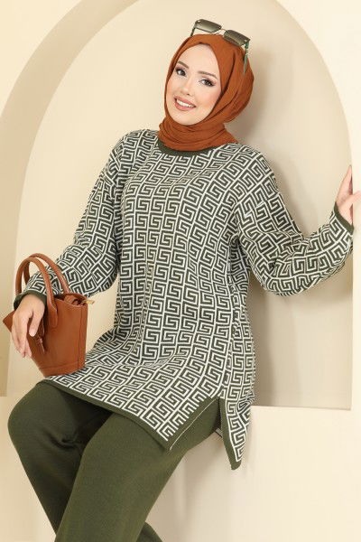 A.Y.D. - طقم اخضر عفني 2718AYD574-MS