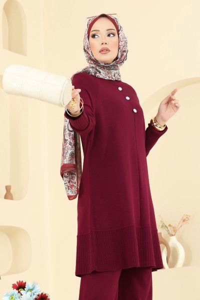 A.Y.D. - طقم خمري 2723AYD574-MS