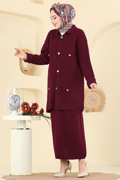 A.Y.D. - طقم خمري 2756AYD574-MS - 413125