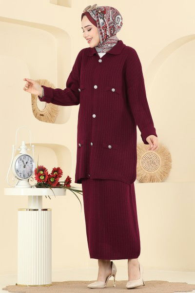 A.Y.D. - طقم خمري 2756AYD574-MS