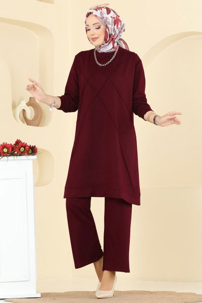 A.Y.D. - طقم خمري 2762AYD574-MS