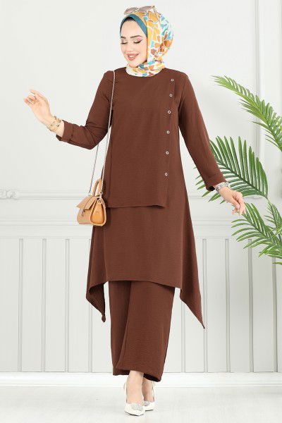 H.B.S. - طقم بني 3119HBS856-MS