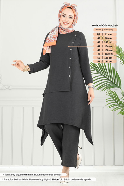 MRV H.B.S. - طقم رمادي غامق 3119HBS932-M - 357369