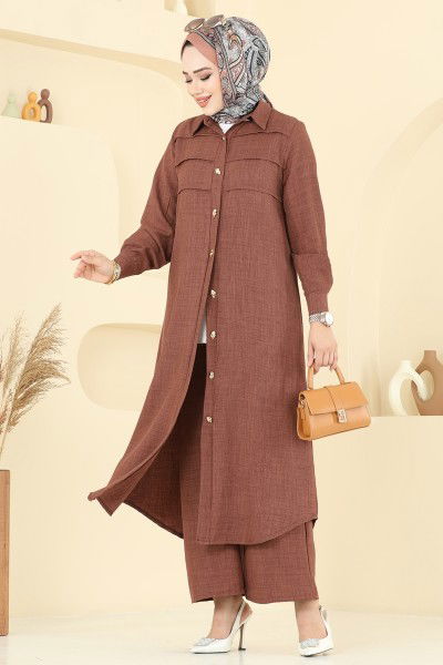 H.B.S. - طقم بني 3158HBS856-MS