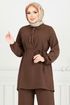 طقم بني 329HBS932-M - Thumbnail