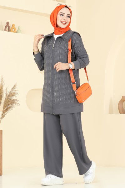 U.Z. - طقم رمادي غامق 3335UZ662-MS