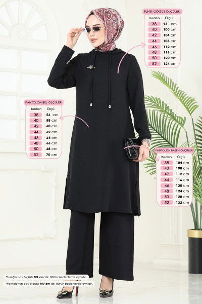 D.V.L. - Combined 359DVL817-MS Black