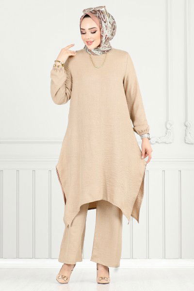 MRV D.V.L. - طقم بيج غامق 386DVL897-M