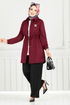 Combined 411DVL897-M Burgundy & Black - Thumbnail