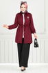 Combined 411DVL897-M Burgundy & Black - Thumbnail