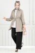 طقم بيج وأسود 411DVL897-M - Thumbnail