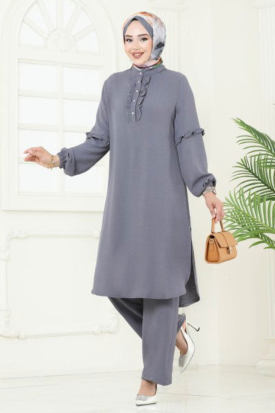 D.V.L. - طقم رمادي 412DVL817-MS