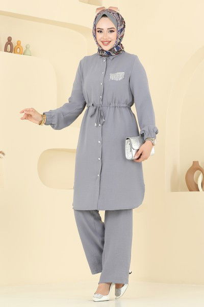 D.V.L. - طقم رمادي 438DVL817-MS