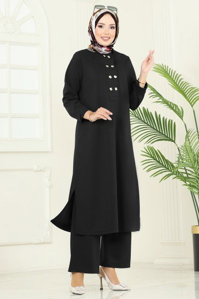 D.V.L. - طقم أسود 454DVL817-MS