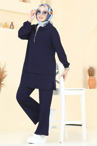 H.B.S. - Combined 5017HBS856-MS Navy Blue