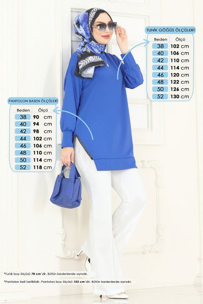 A.Y.D. - طقم نيلي وسكري 7225AYD574-MS